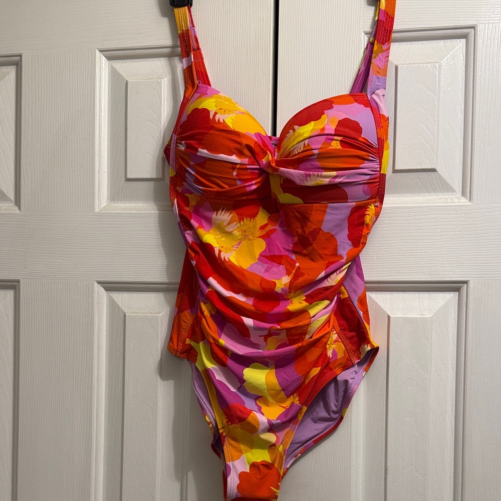 Niptuck Vibrant Floral One-Piece Swimsuit